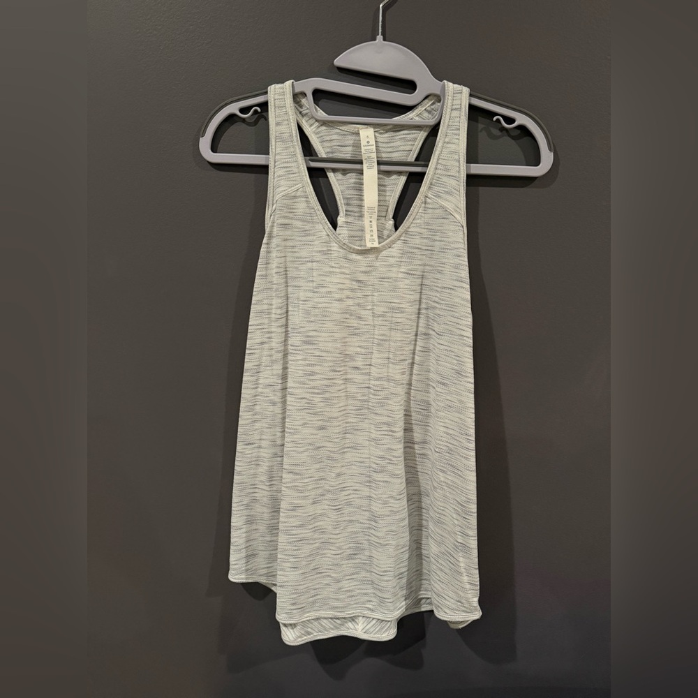 Lululemon Light Gray Essential Tank